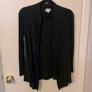 Black cardigan